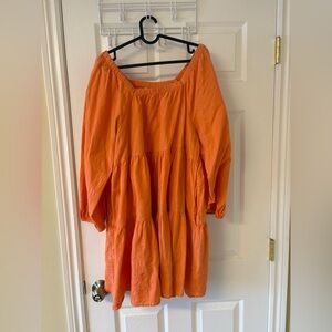 Universal Thread Vibrant Orange Dress